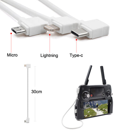 6516 usb cable startrc 30cm lightning white