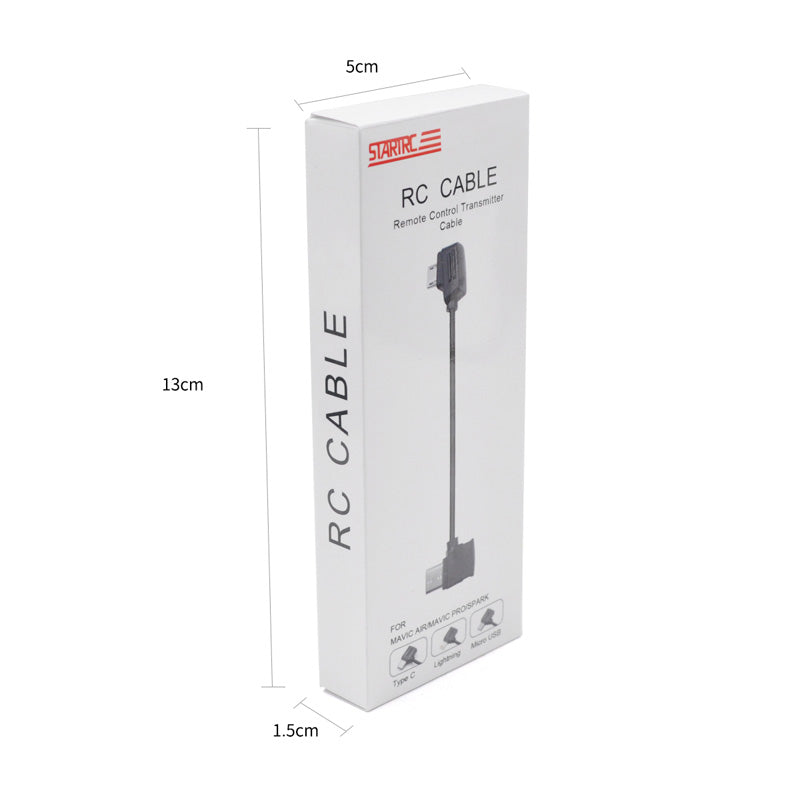6519 usb cable startrc 30cm micro white