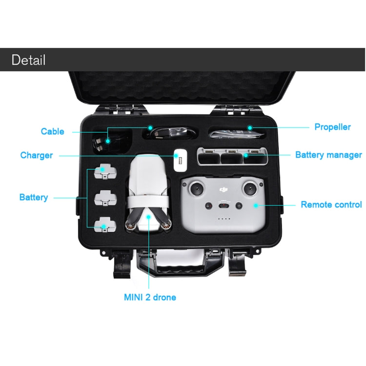 6642 4 startrc abs case for dji mini 2 se mini 2 with rc n1