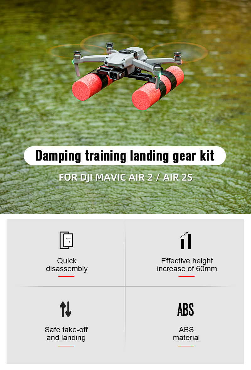 6816 3 floating landing gear startrc for dji air 2 2s