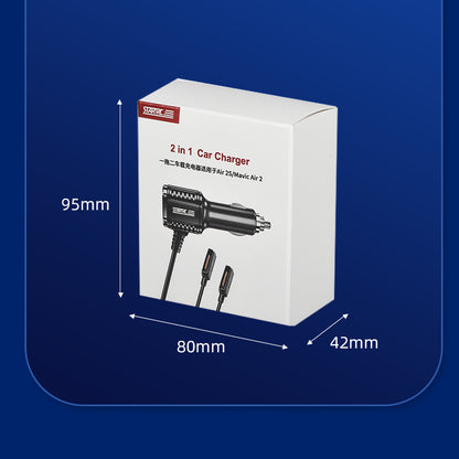 6825 2 car charger startrc 3 in 1 for dji mavic air 2 2s