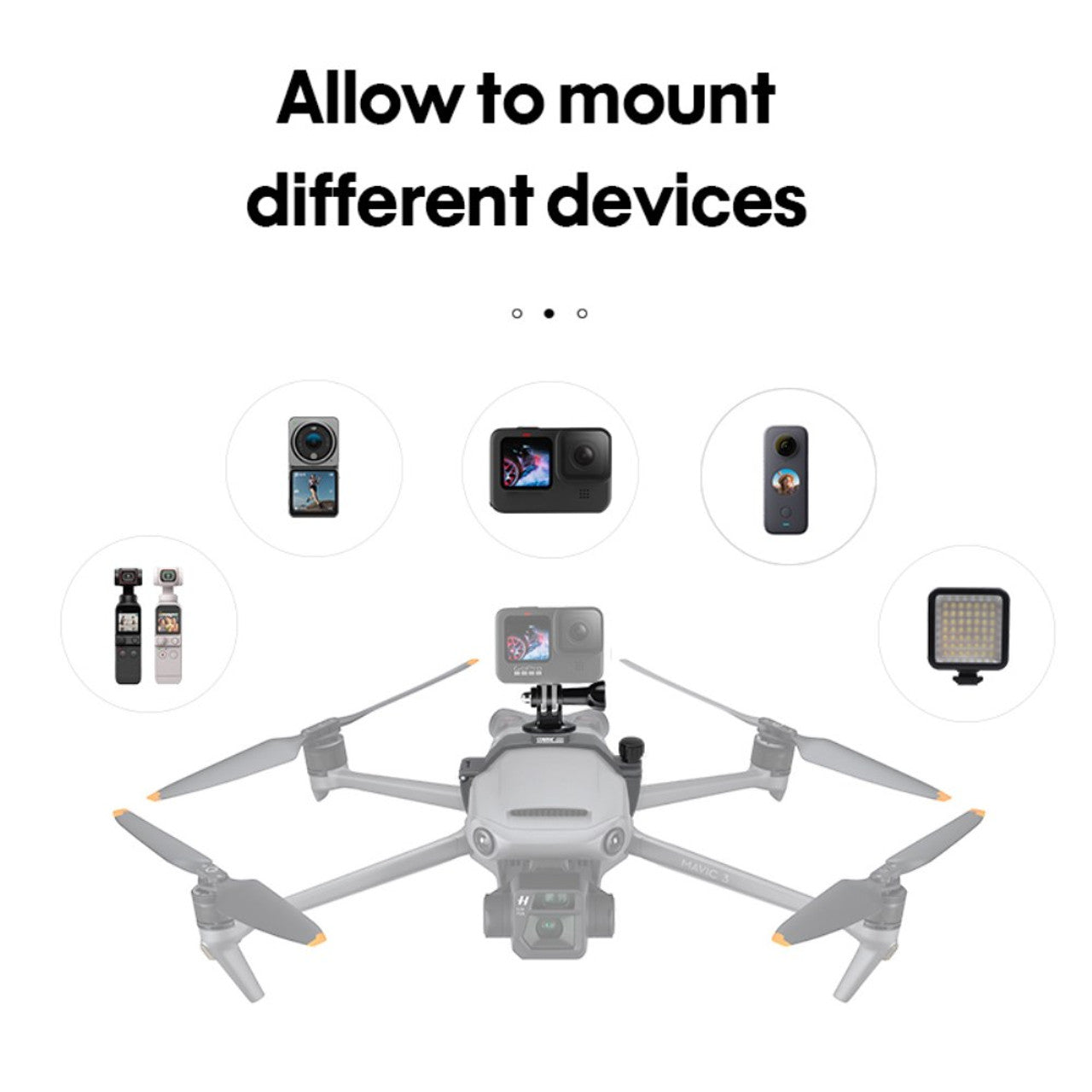 6951 6 multipurpose accessory mount startrc for mavic 3 mavic 3 classic