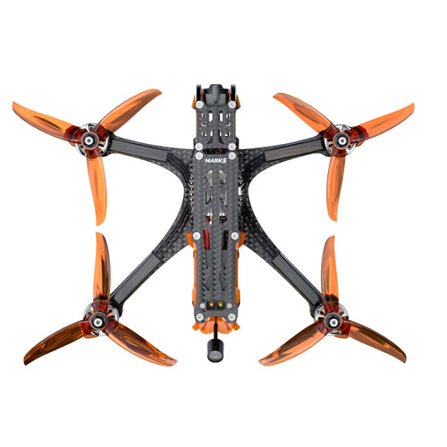 FPV Drone GEPRC Mark5 DC HD O3, 4S PNP Koraal Oranje
