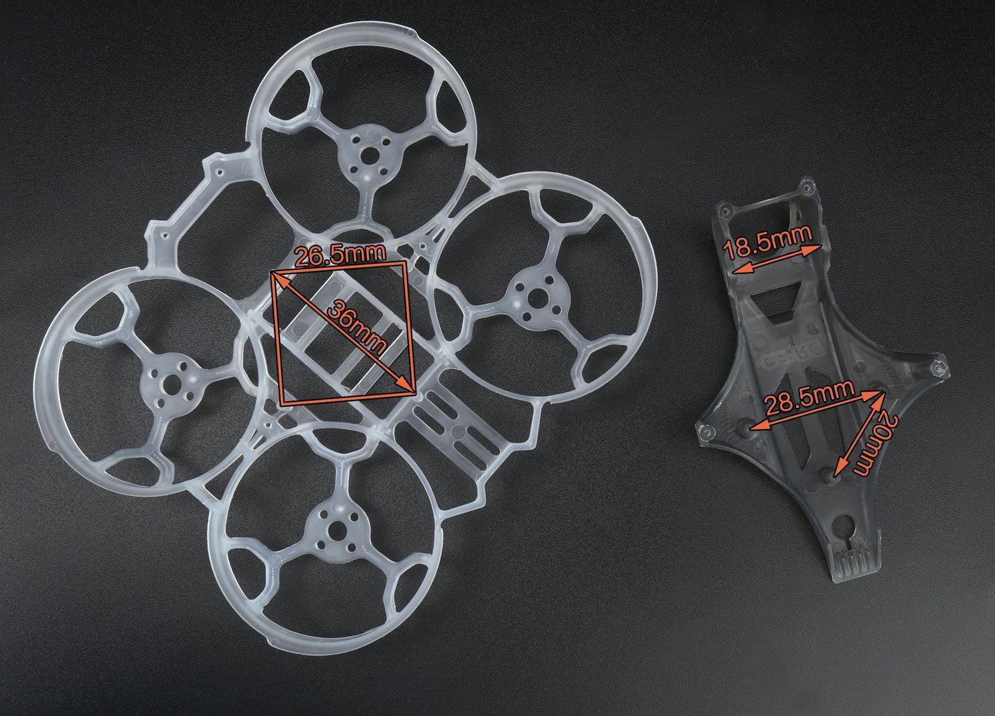 7341 4 frame geprc gep ce for cineeye drone red