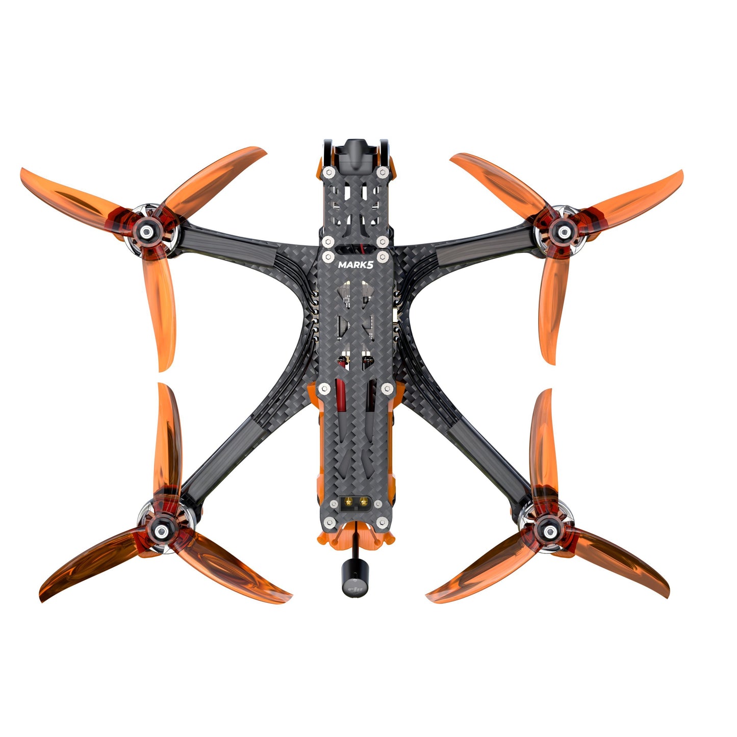 744 1 fpv drone geprc mark5 dc hd o3 6s elrs2 4g coral orange