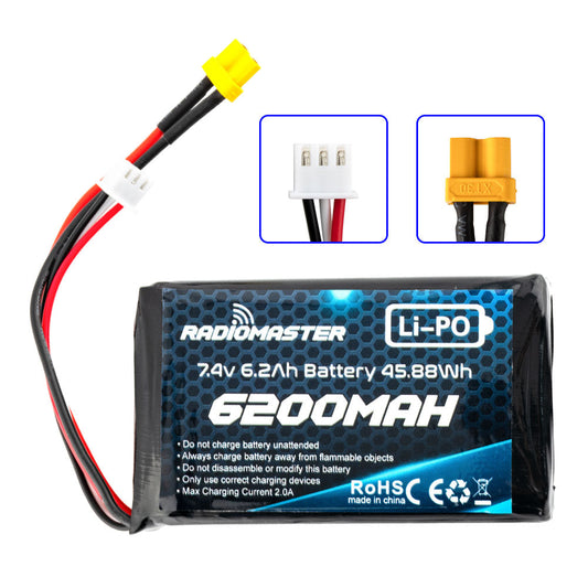 7893 battery radiomaster 6200mah 2s lipo