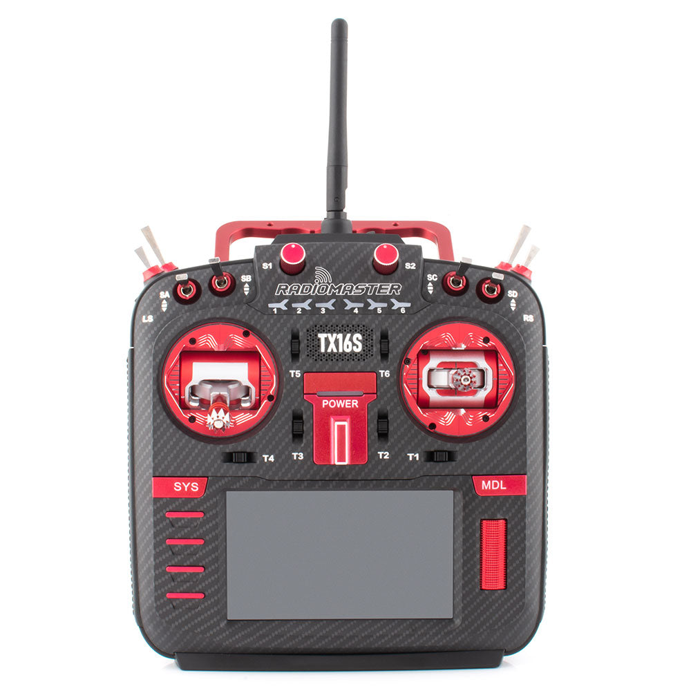 8031 controller radiomaster tx16s mkii max ag01 gimbal 4 in 1 red lbt