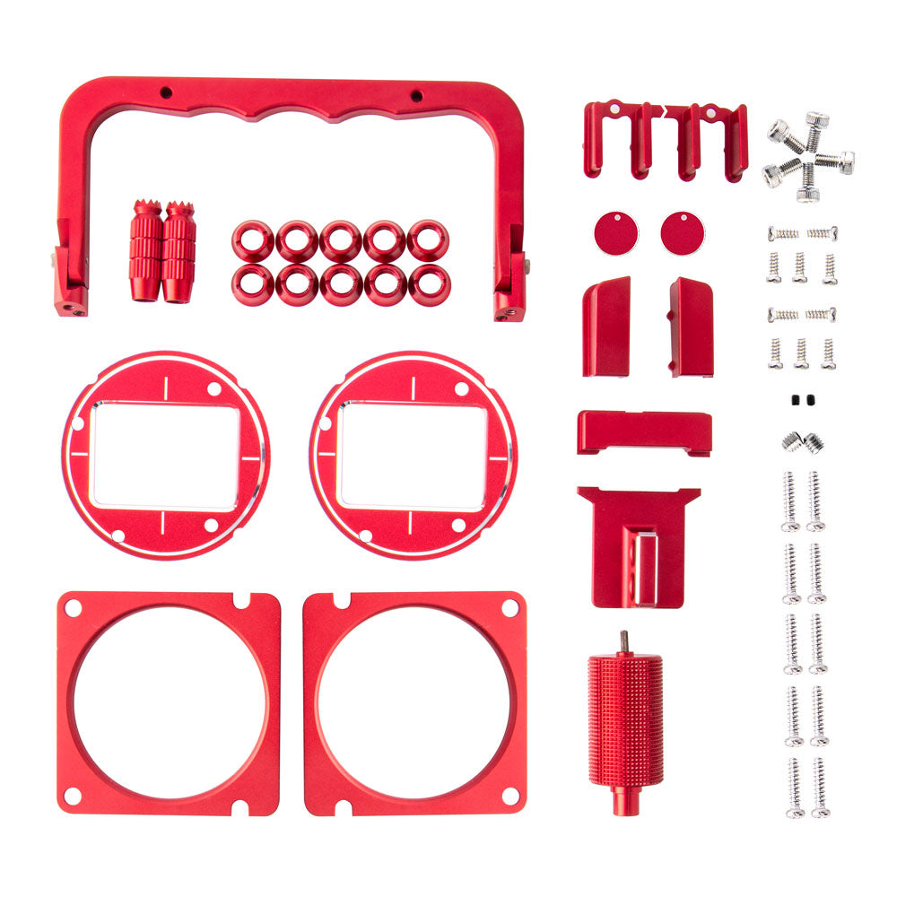 8121 upgrade parts set radiomaster tx16s mkii cnc red