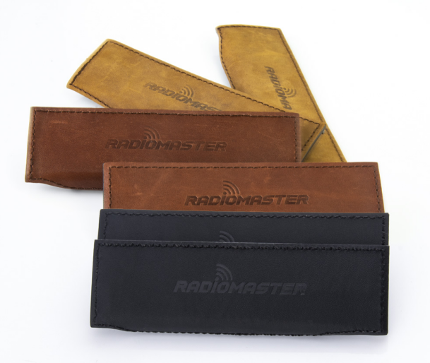 8154 2 leather side grips radiomaster for tx16s mkii brown