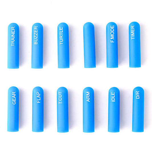 8259 labeled silicon switch cover set radiomaster long blue