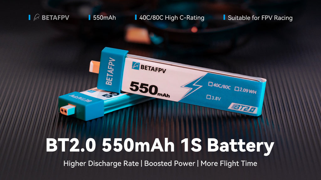 8595 4 battery betafpv lihv 1s 3 8v 550mah 40c bt2 0 4pcs