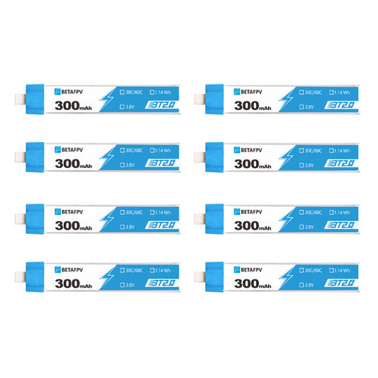 8601 battery betafpv lihv 1s 4 35v 300mah 30c hv bt2 0 8pcs
