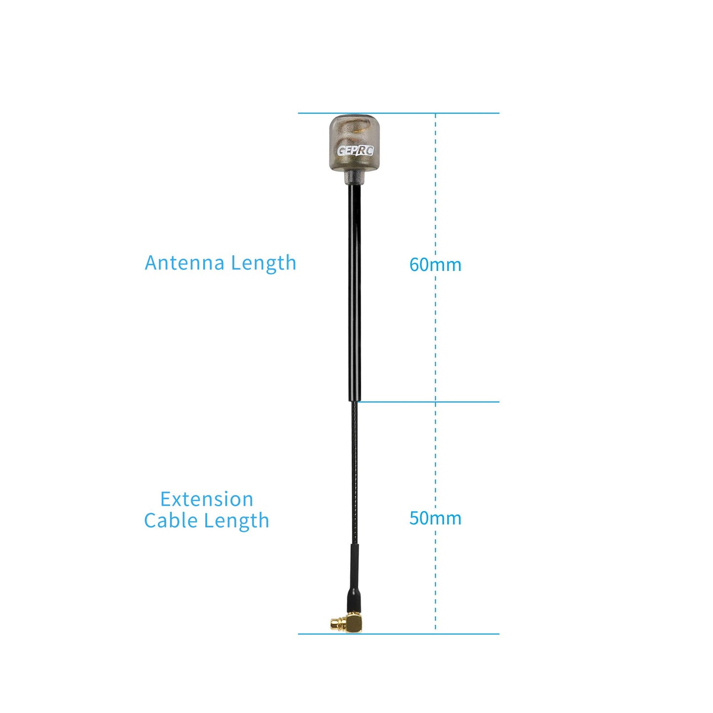 894 1 antenna geprc peano 5 8g lhcp ufl 110mm