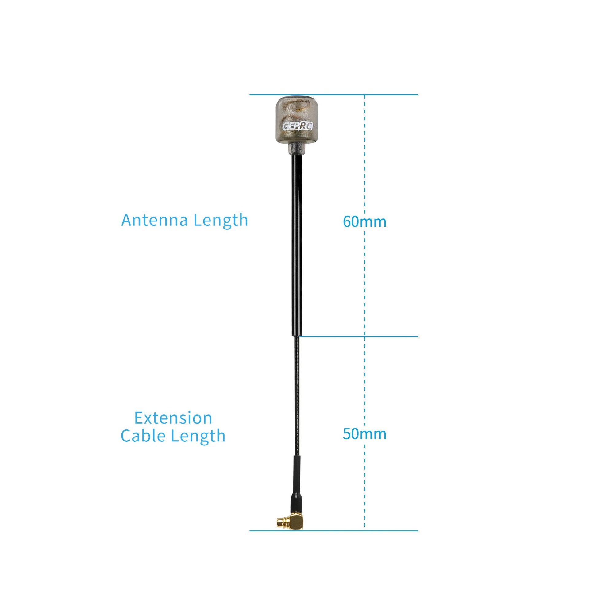 894 1 antenna geprc peano 5 8g lhcp ufl 110mm