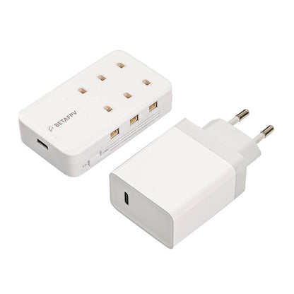 9222 charger board v2 betafpv 6 port 1s with eu adapter