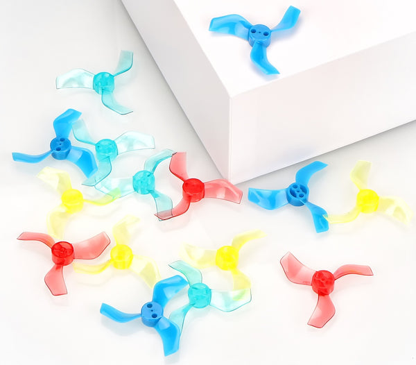 9369 4 propellers betafpv 40mm 3 blade 1 0mm shaft multicolor 16pcs