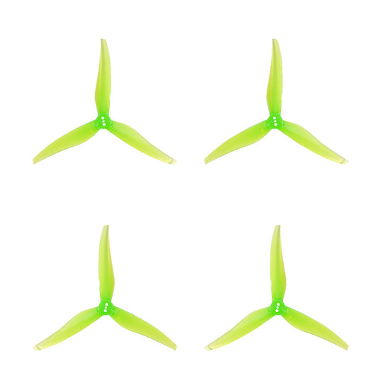 9384 1 propellers gemfan 5125 3 blade 5mm 1 5mm shaft green