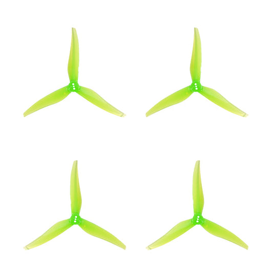 9384 1 propellers gemfan 5125 3 blade 5mm 1 5mm shaft green