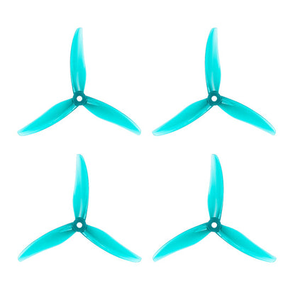 9432 2 propellers gemfan freestyle 3s 3 blade 5mm shaft lime green