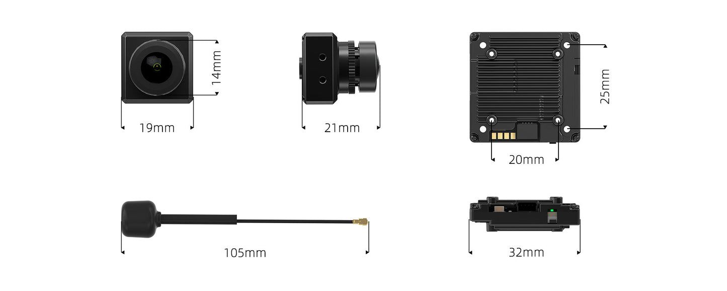 9774 14 fpv camera walksnail avatar kit v2 32g